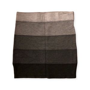 XXI Grey Ombré Knit Skirt